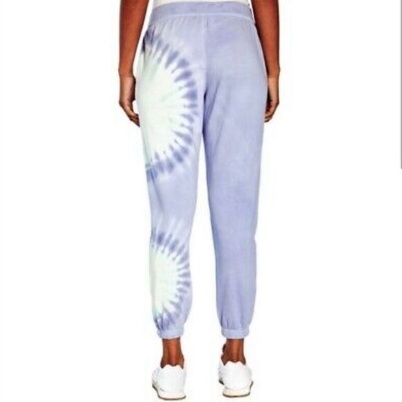 WILDFOX TIE DYE JOGGERS NWT IN RELAXED FIT EASY PULL ON PANTS, ELASTIC HEM - Picture 2 of 6